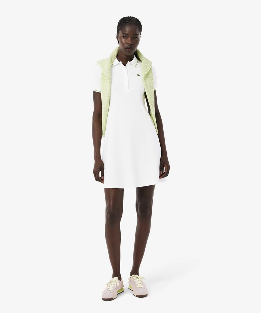 LACOSTE Женское платье-поло с контрастной отделкой Ef5288-56G 3Sm