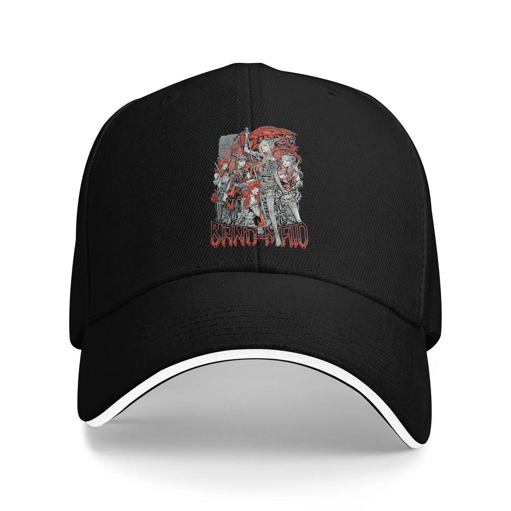 Band Maid Rock Music Baseball Cap Casual Sandwich Caps Unisex Women Breathable Hats Cap Sport
