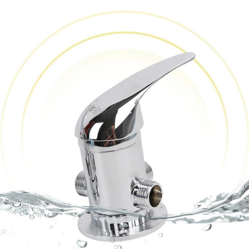 Солнечный водонагреватель Смесительный клапан Горячий Холодный Смеситель Ручка Переключатель 3-ходовой Клапан для смесителя для ванной Комната Душевой Разветвитель Соединитель