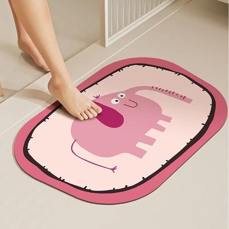 Bathroom absorbent diatom mud toilet doormat toilet toilet floor mat toilet carpet