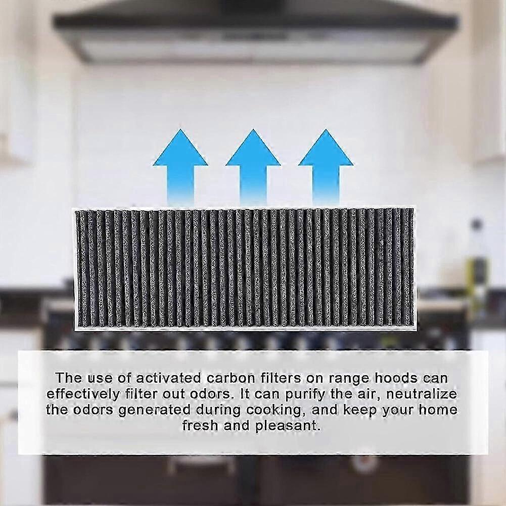 2PCS Activated Carbon Filter for Bora Basic BAKFS/BIU/BHU/BFIU Cooker Hood Range Hood Grease Filter