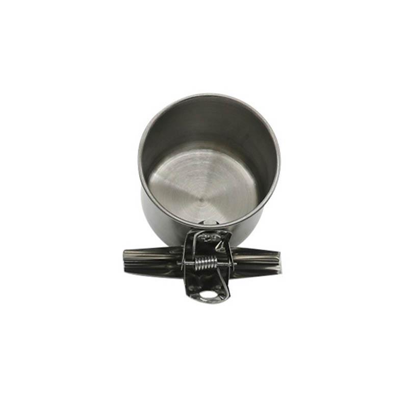 1 шт. чашки-кормушки для еды, воды, кормления птиц, двойные чашки с зажимом, нержавеющая сталь, клетка для попугая, подставка для птиц, принадлежности для птиц