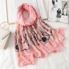 2024 New Spring/Summer Travel Shawl Autumn/Winter Scarf Women'S Thin Fashion Cotton And Hemp Scarf Large Size