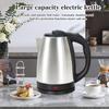 Электрический чайник объемом 2 л с индикаторной лампой, автоматическое включение/выключение, безопасный в использовании, кипятильник из нержавеющей стали мощностью 1500 Вт