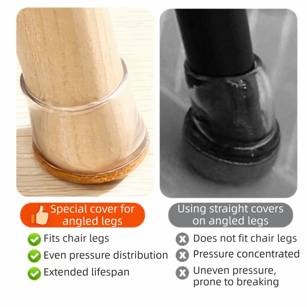 Silicone Material Silicone Chair Leg Protectors Diagonal Chair Leg Protectors  Chair Leg Protection