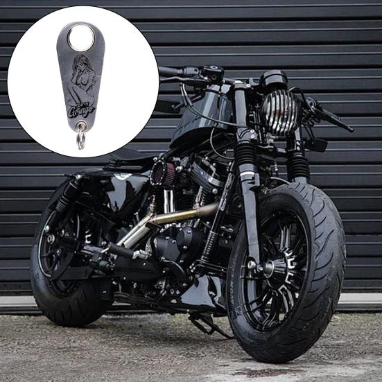 Подвесной кулон в виде черепа мотоцикла из латуни, устойчивый к ржавчине, высокая прочность, колокольчики на удачу