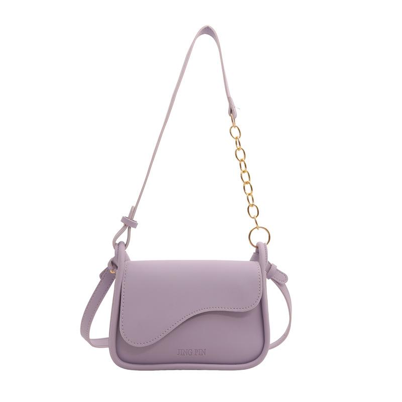 Casual Retro Shoulder Women's Bag Trend Simple Casual Small Square Bag 2024 New Simple Fashion Trend Oblique Span Bag