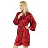 Bimba Женщины готовятся к подружкам невесты, красное атласное короткое платье