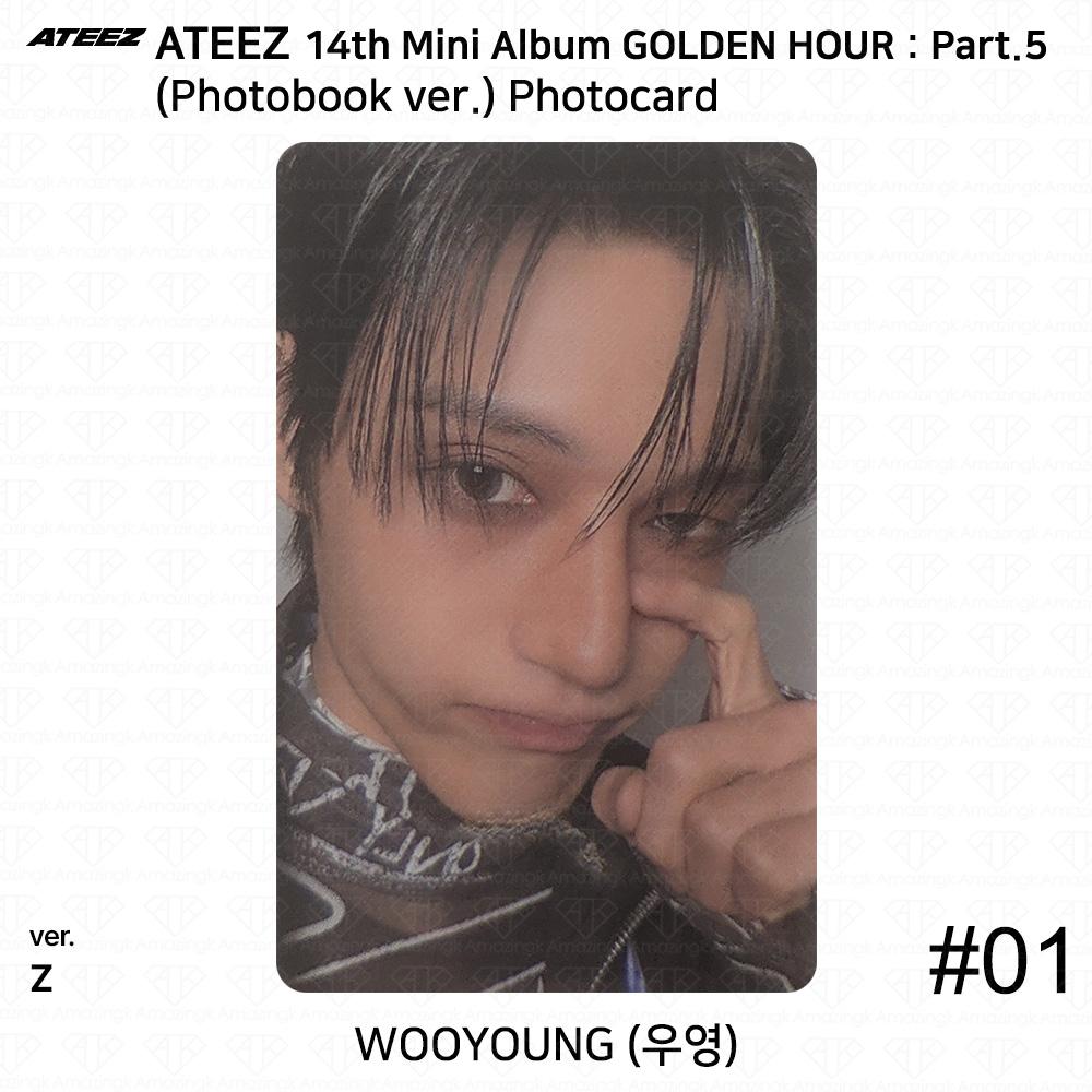 ATEEZ 14-й мини-альбом Golden Hour Часть 5 Фотобук версия. Фотокарточка Z ВЕРСИЯ