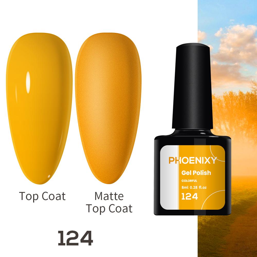Гель-лак для ногтей PHOENIXY, 8 мл, отмачиваемый гель-лак для дизайна ногтей, маникюрного салона, лампы для ногтей своими руками и украшения домашнего гелевого дизайна ногтей
