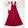 Women's Seduction Night 3D Floral Lace Lingerie Dress Nightgown Set + Thong Intimate Apparel Bedroom Attire Sleepwear ComboGood product
