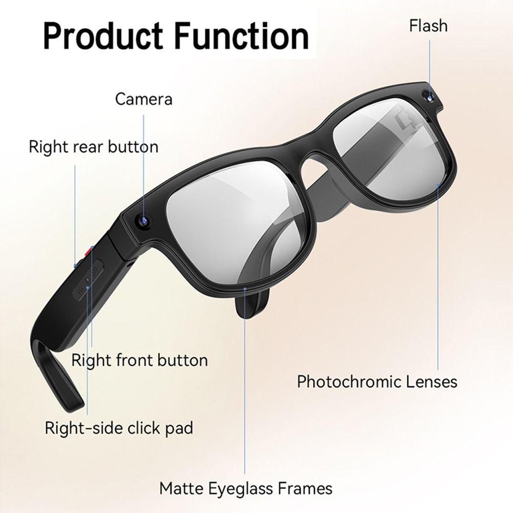 HD Photo Video Voice AI Smart Glasses 2 in 1 Smart Video Glasses Smart AI Glasses Voice Call