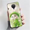 Fashion Pattern Black Case For Nokia G10/G20/Nokia 6.3 Jelly Color Simple Shell For Nokia G300 With Bumper Shockproof Soft Cover