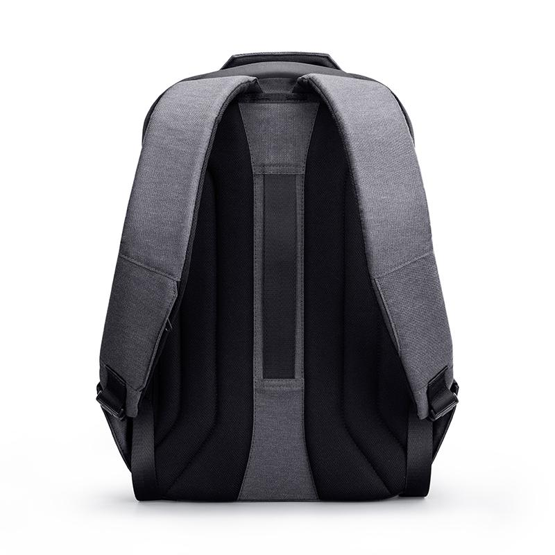 Men Backpack Kingsons Business Waterproof Anti-theft Laptop Backpack 15.6 Inch Fashion School Bags for College Student Dark Gray