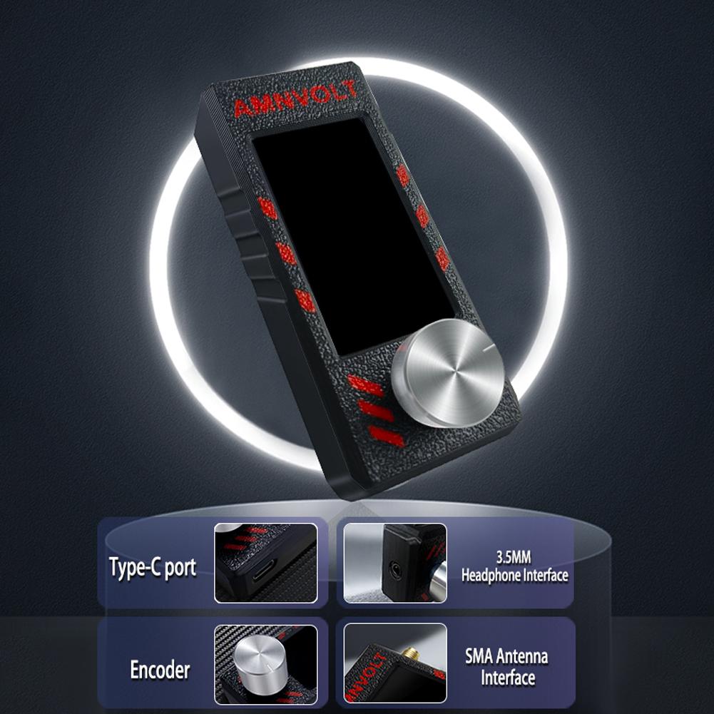 SI4732 LSB USB AM FM FM/AM DSP Radio 1.9inch IPS Screen Mini Pocket Radio HF SW MW VHF Portable Radio Receiver with Antenna