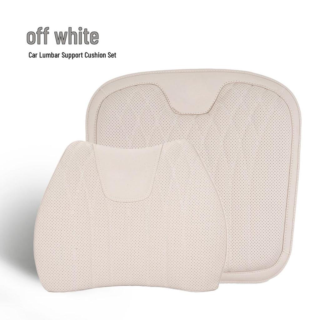 Подушка для поясничной поддержки из кожи наппа - Универсальная подушка сиденья из пены с памятью для всех сезонов