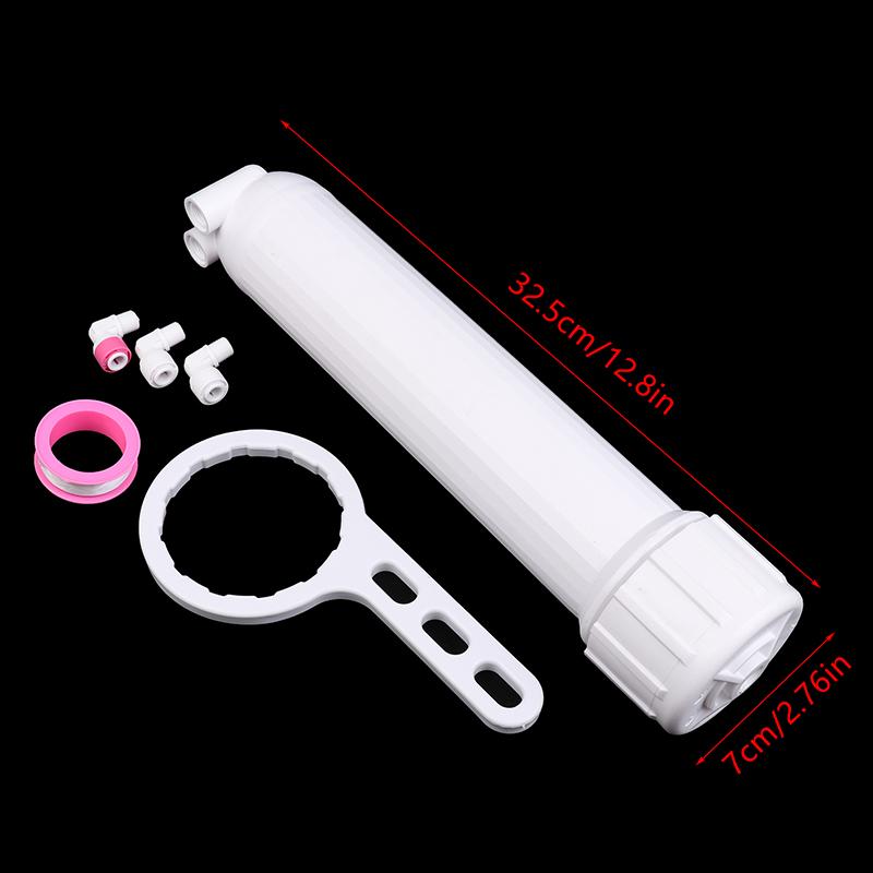 Универсальный 1812/2012 50-125G Корпус фильтра мембраны обратного осмоса Замена с угловыми фитингами Ключ для корпуса Обратный клапан