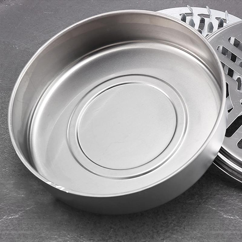 Нержавеющая сталь репеллентная пластина для благовоний, держатель для благовоний, поднос для благовоний, коробка для горелки для благовоний, домашний декор для дома, на открытом воздухе