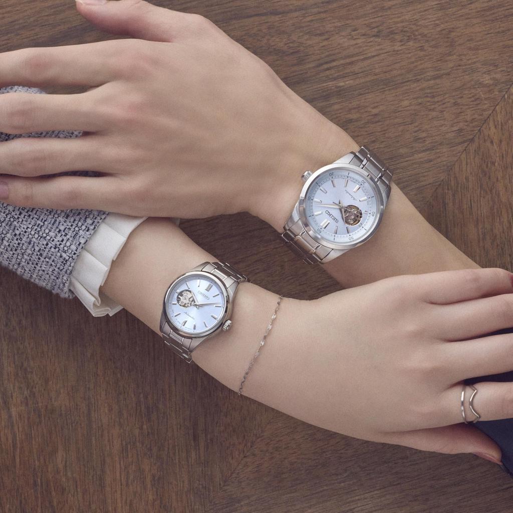 Seiko Selection Spring 2026 Limited Edition Automatic Light Blue SSDE025 Silver Watch Japanese-Made Women's