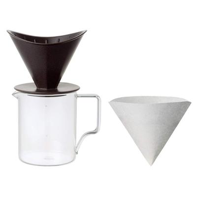 OCT Brewer Jug Set 4 чашки черного цвета со шкалой для кофе, можно мыть в посудомоечной машине 28904