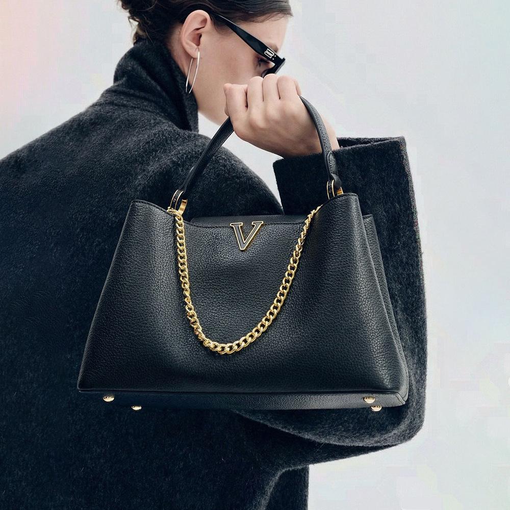 Tote Bag Women'S Bag High-End Sense Simple Commuter Bag Women'S Fashion Large-Capacity Handbag