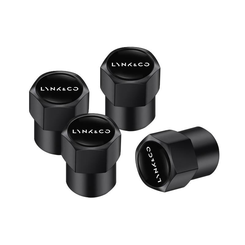 ATW1 4Pcs Aluminium Alloy Car Valve Cap Dust Cover Auto Accessories For LYNK&CO 01 08 02 03 Phev 03+ 05 06 09 07 PHEV 09 MHEV