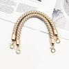 Chic 30cm Braided PU Leather Strap for Customizable DIY Purse Handle Solutions