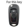 Silicone Car Flip Key Case For Opel Astra K Corsa Cover Remote Fob Shell Jacket Sleeve Protector