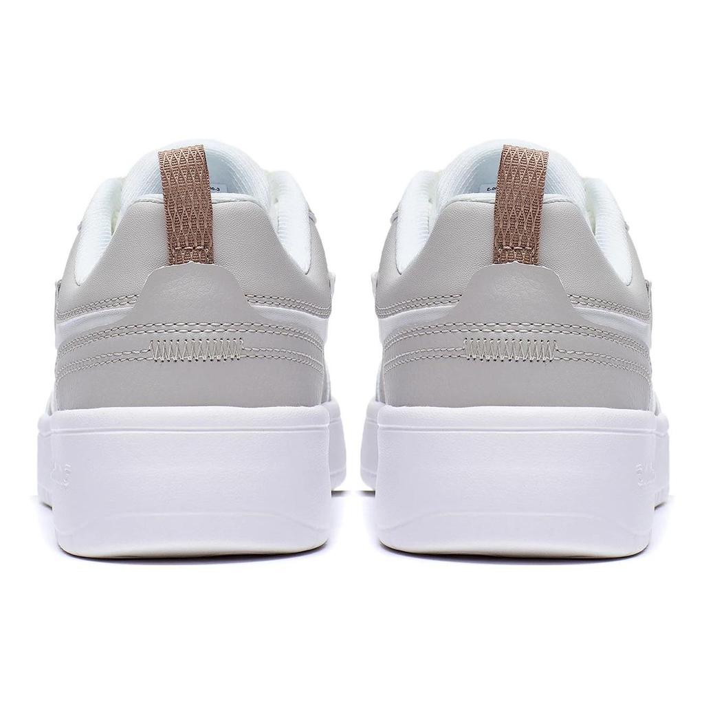 Li Ning Yuan Bao Versatile Casual Comfortable Thick Sole Height Increasing Non-Slip Shock Absorbing Wear-Resistant Low-Top Skate Shoes AGCV196-1