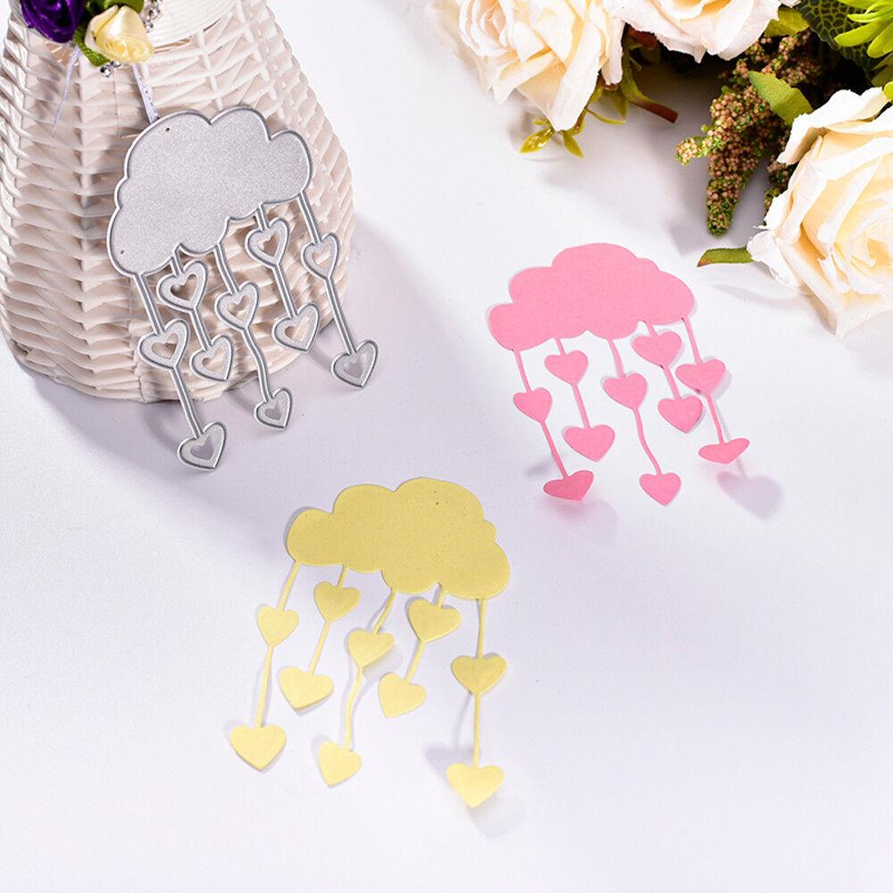 Облако Сердце Строка Вырубные штампы Металлический Трафарет DIY Скрапбукинг Альбом Бумажная Карта Тиснение Ремесло Высечка Подвеска