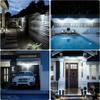 418/528/368 Solar Wall Lights  Outdoor Motion Sensor 3 Modes Security Light IP65 Waterproof Solar Powered Wall Light For Outside