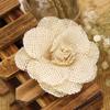 Party Supplies Home Decor Retro Wedding Decoration Jute Burlap Natural Hessian Handmade Flowers