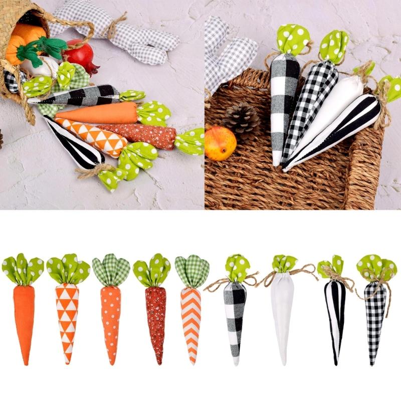 Easter Festive Fabric Carrot Ornament Enhances Holiday Easter Party Happy Easter Day Decorations