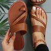 Women Minimalist Thong Sandals New Fashion Flat Sandals Summer Outdoor Beach Vacation Leisure Woman Shoes