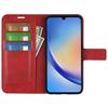 For Samsung Galaxy A34 5G Folio Flip Phone Case Calf Texture Stand Wallet Cover