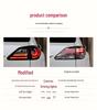 LED Sequential Turn Signal Taillight Assembly for 2009-2015 Lexus RX350/RX450H.