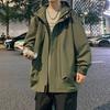 Ретро Куртка Рабочая Куртка Женская Свободная Универсальная Модная Брендовая С Капюшоном