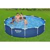 Kit Piscine hors sol tubulaire BESTWAY Steel Pro 366 x 76 cm- Ronde (Livrée avec pompe de filtration et cartouche)