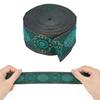1 Roll 7.7 Yard 3.3cm Ethnic Style Ribbon Green Woven Ribbon  DIY Clothing Accessories