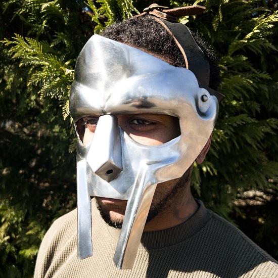 Рэп Гладиатор Стальной Опора Костюм Косплей Хэллоуин Маска