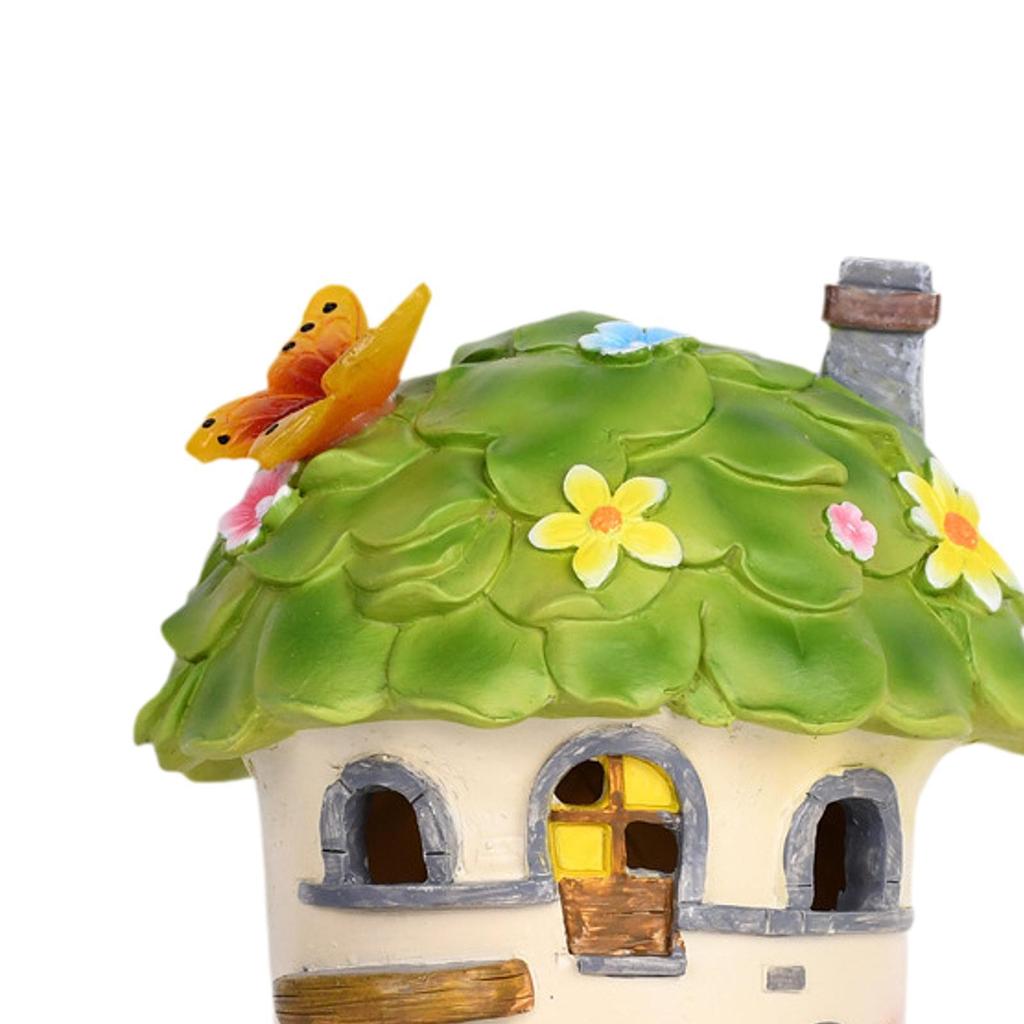 Садовая грибная статуя, скульптура из смолы, солнечная скульптура для домашнего газона, патио