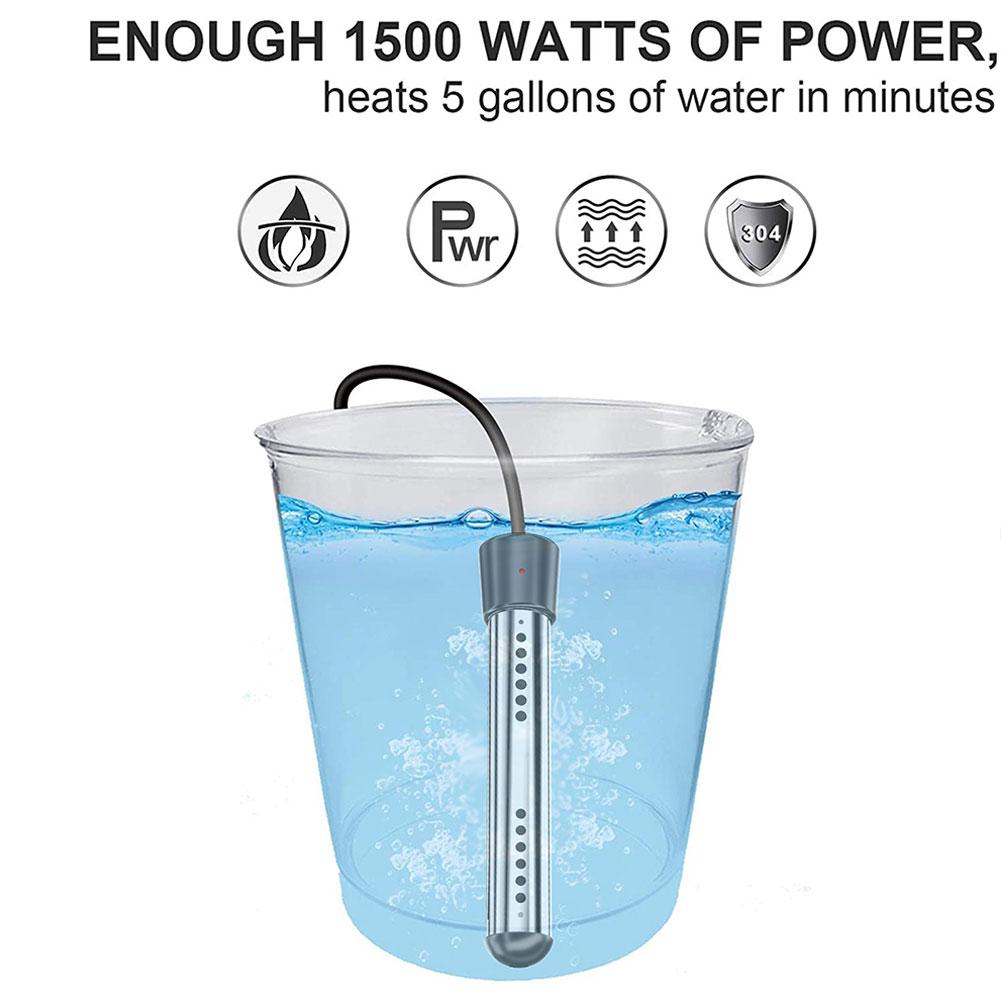 Портативный мощный нагревательный стержень для домашнего использования, автоматический с термостатом для быстрого нагрева T7Q7