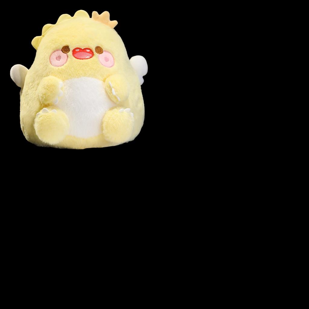 Милая плюшевая игрушка-подушка Ангел Динозавр для детей, набивка ПП-хлопком, мягкая ткань, идеальный подарок на день рождения, 30*26см