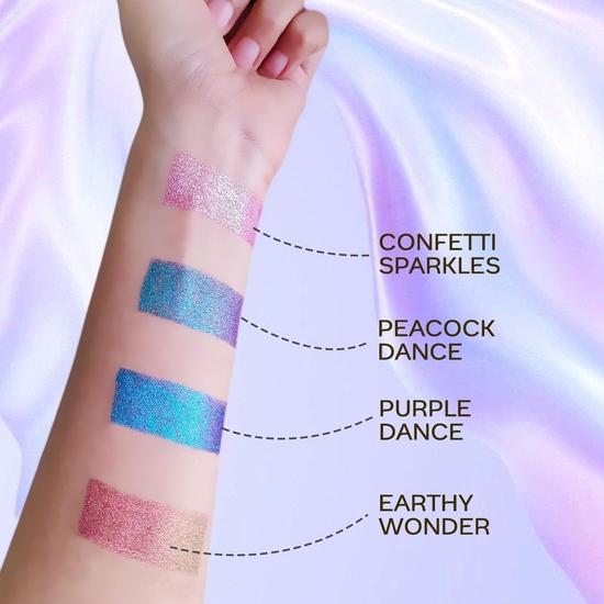 FACES CANADA Magneteyes Pro Holographic Eyeliner - Confetti Sparkles 01, 0,25 г | Мультихромная/дуохромная подводка для глаз | Металлический и мерцающий финиш