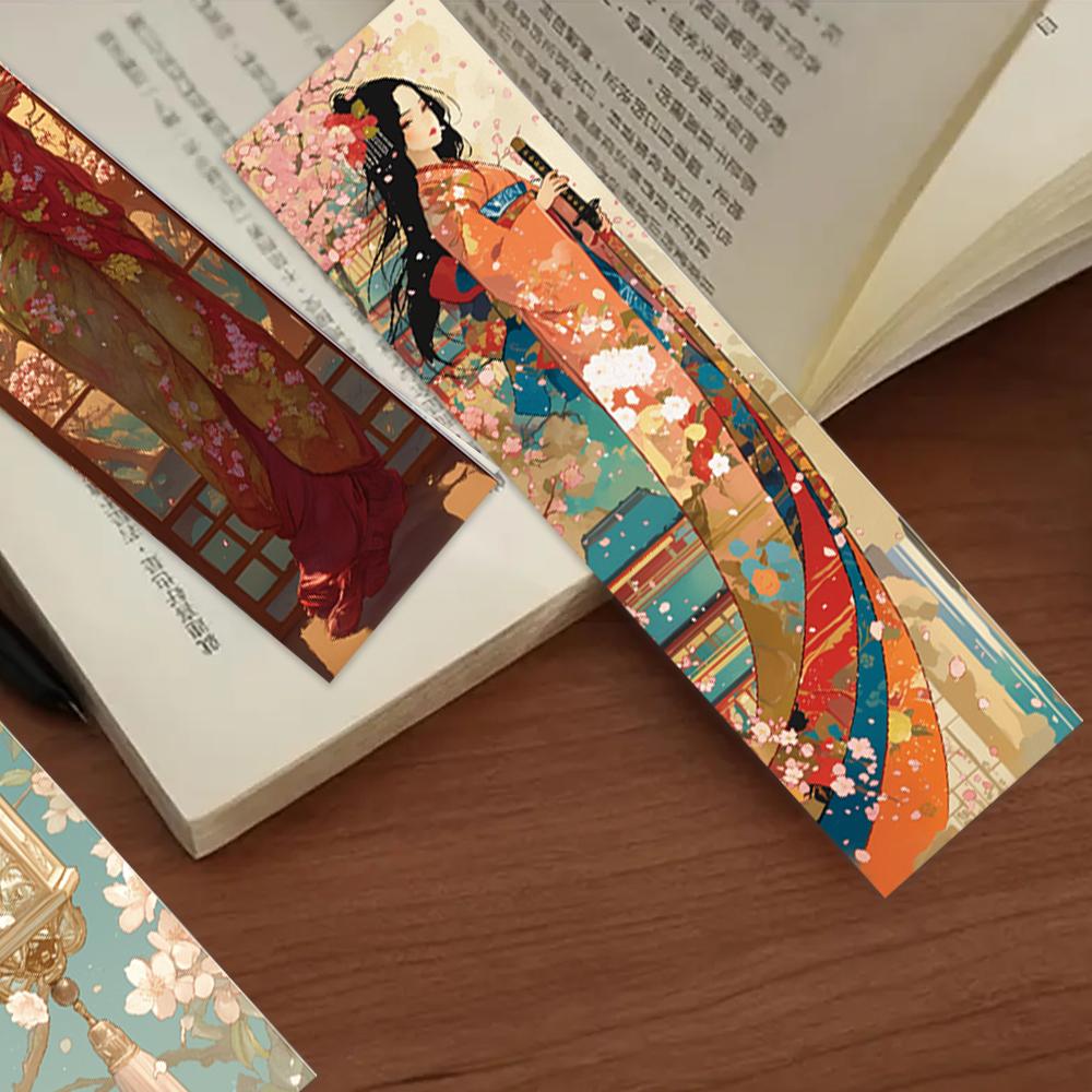 32 шт., закладка с японской гейшей, сезон возвращения в школу, Рождество, Хэллоуин, подходит для учителей, читателей, подарки на день рождения.