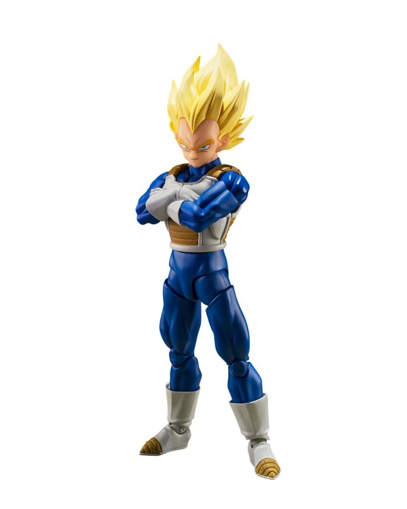 TAMASHII NATIONS Dragon Ball Z Super Saiyan Vegeta 135mm PVC ABS Painted Action Figure S.H.Figuarts <Dangerous Pride> Approx. &