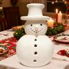 Смола Снеговик Искусственный Поддельный Рождественское Украшение Краска Снеговик Для Крыльца Стола Кухни