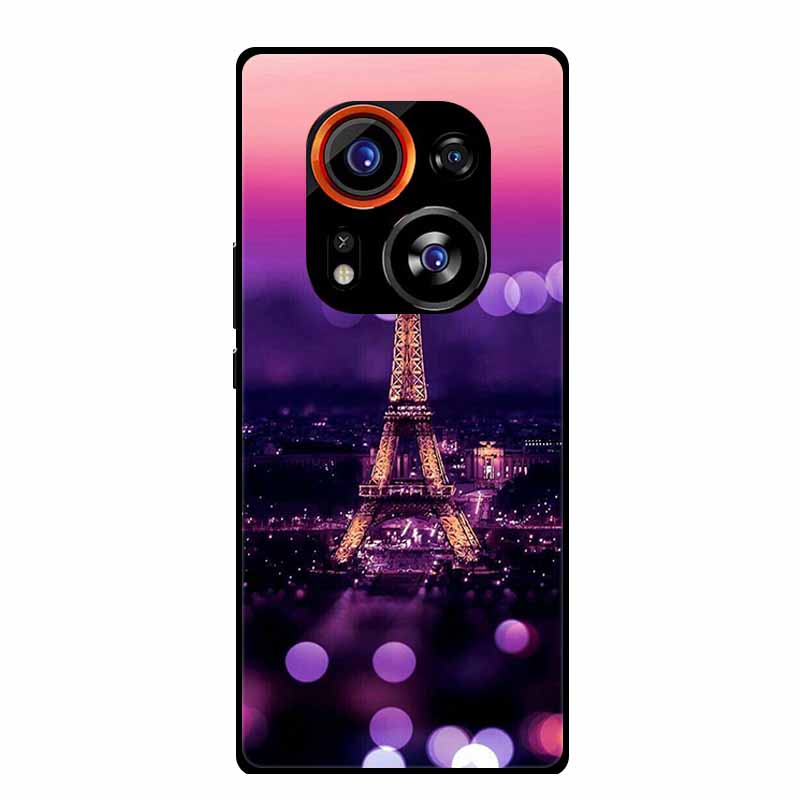 Чехол для телефона Tecno Phantom X2 Pro Задняя крышка Черный силикон Мягкий чехол Для Tecno Phantom X2 Pro Чехол X 2 X2Pro 6.8" Funda