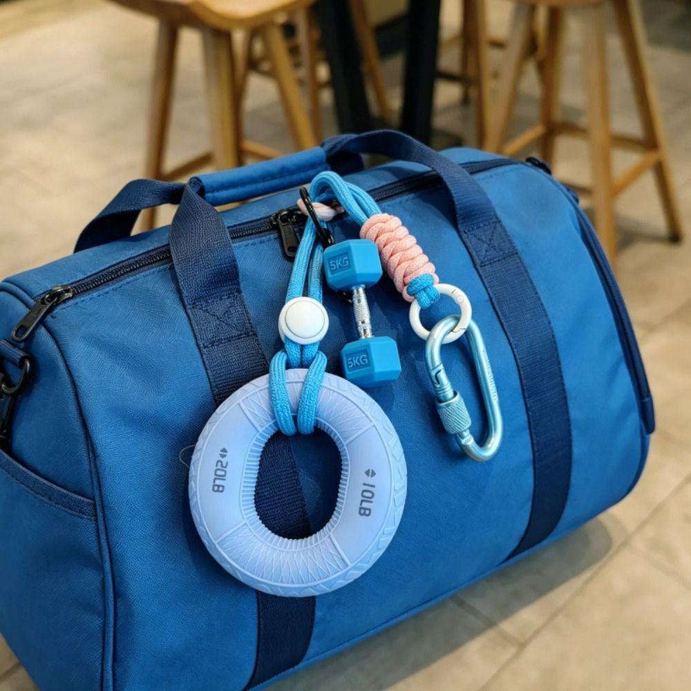 Skin-Friendly Stress Relief Toy Soft Silicone Hand Grip Ring Silicone Fidget Toy Key Chains