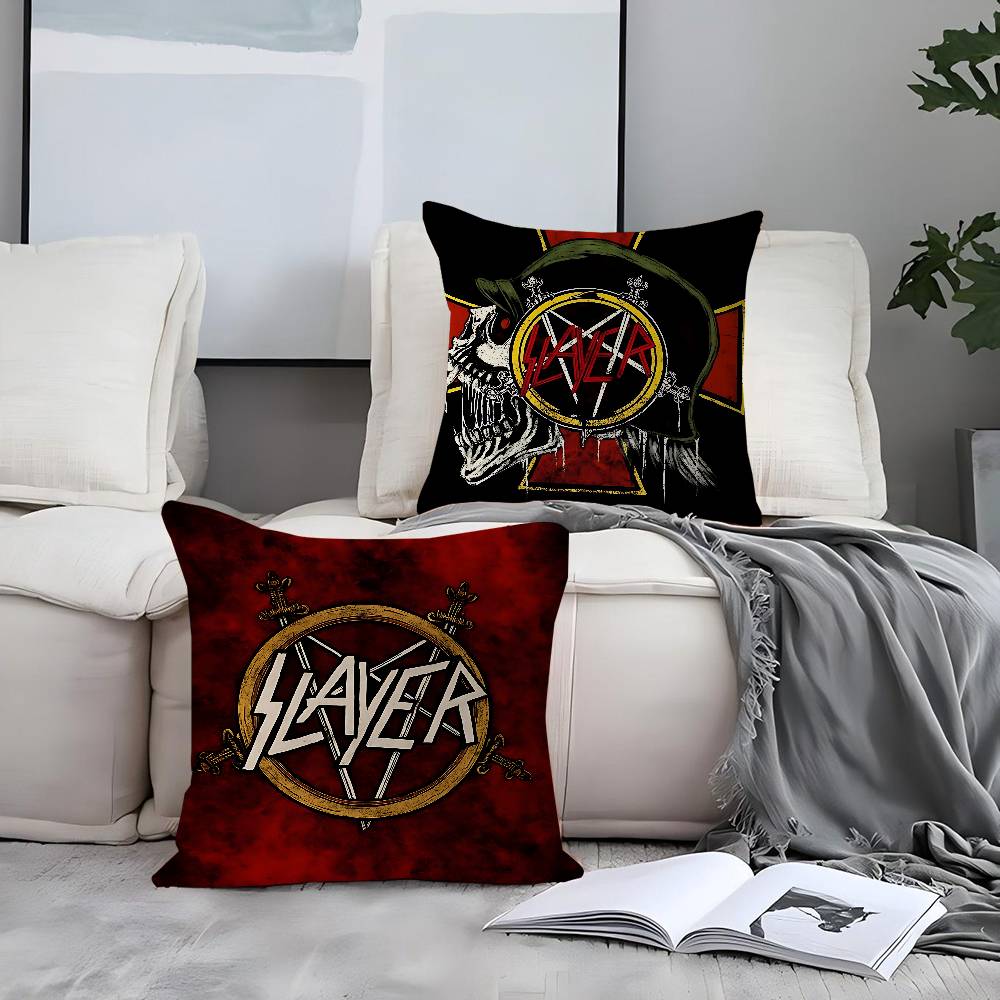 Чехол на подушку S-Salyer Font And Slayer Logo 30x50 Полиэстер Декоративные подушки для дивана Подушки для дома Наволочка